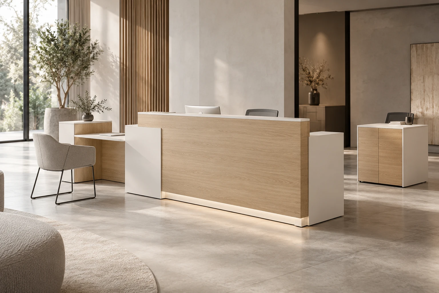 Mise en situation illustrative : Mobilier professionnel